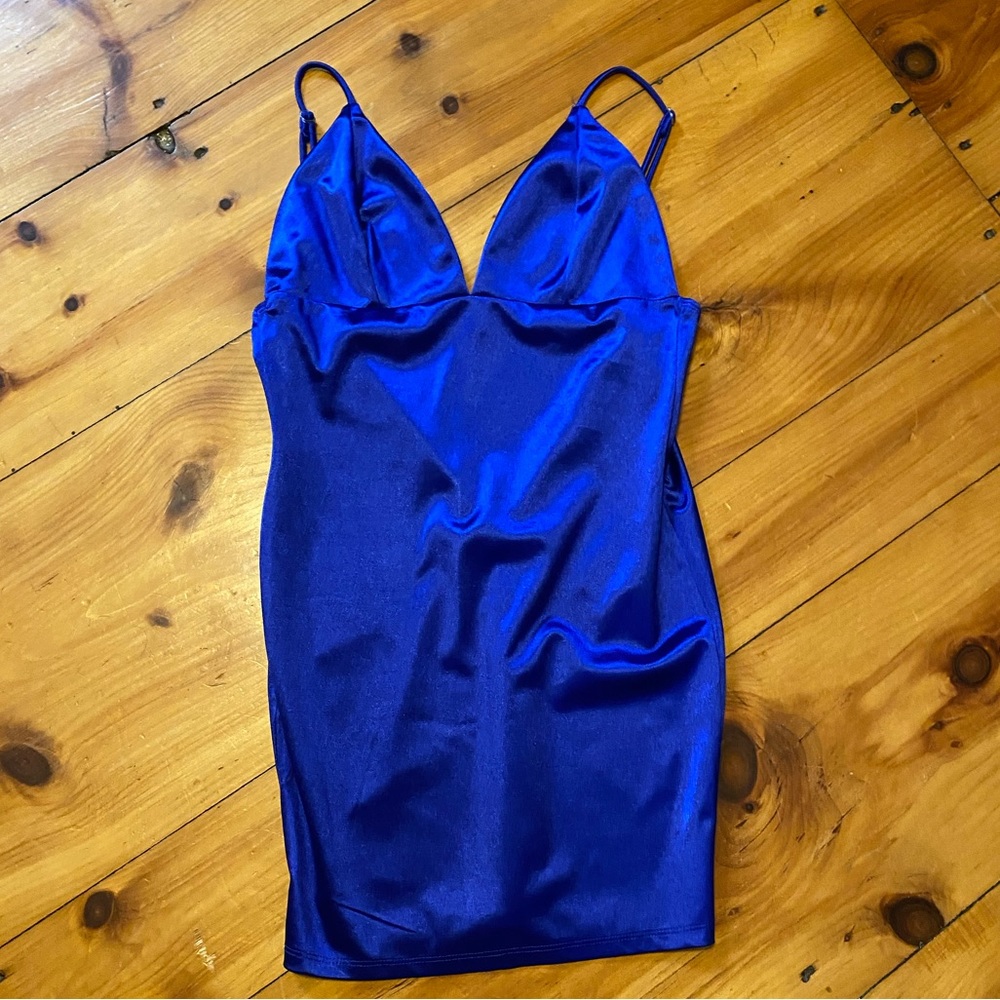 Fashion Nova satin mini dress